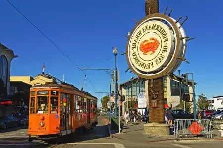 F-Linie in Fisherman's Wharf